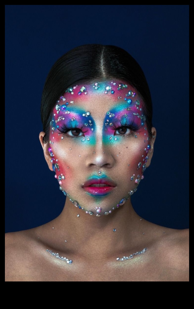 גלאם וגלקטיקה חקר קוסמי של סגנונות איפור זוהרים 2 גלאם וגלקטיקה: חקר השפעות קוסמיות בסגנונות איפור זוהרים