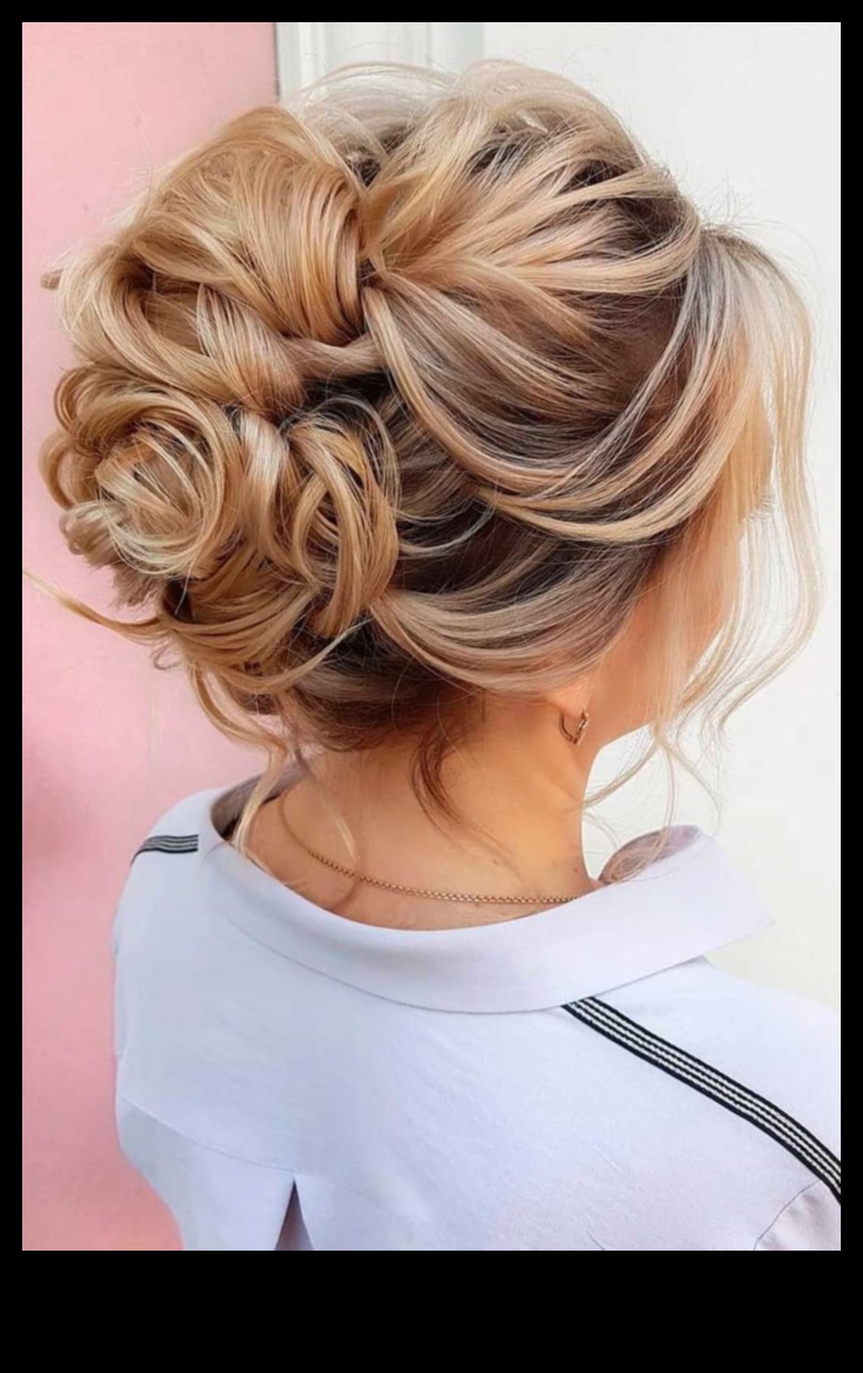 אפודים אלגנטיים: תסרוקות בלונדיניות לאירועים רשמיים