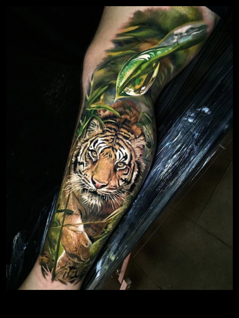 דיו פראי: חקור את הג'ונגל של קעקועים של בעלי חיים