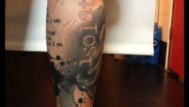 אגדות בדיו: אומנות נחשפה על הגפיים התחתונות