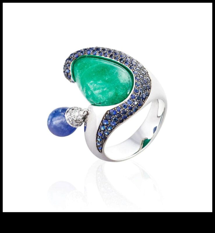 אואזיס מפואר: צלול לתוך יוקרה עם יצירות הטבעות שלנו בהשראת אואזיס