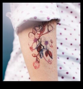 פריחה פרחונית: יופי פורח באמנות קעקועים